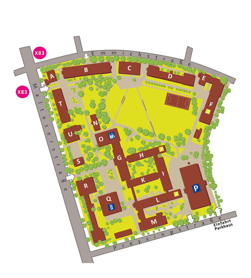 Lageplan GeoCampus Lankwitz - Credit: © Stephan van Gasselt 2010