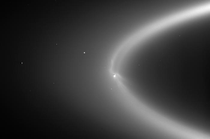 E-ring with Enceladus