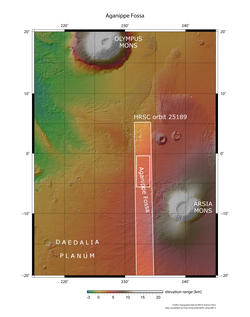 Aganippe Fossa • Lage & 3D Bilder • Planetologie und Fernerkundung ...